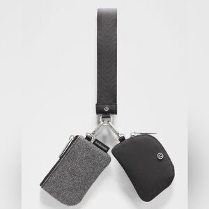 Lululemon NWT Dual Pouch Wristlet - Glitter